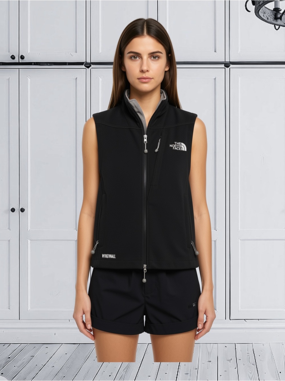 The North Face WindWall Full Zip Vest Size Small